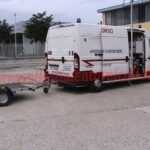 Allestimenti per elettricisti realizzato su Dacia Dokker con sistema di scaffalatura professionale per installatori e manutentori