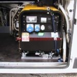Allestimenti vending realizzato su MAN TGE con cassetti portautensili per tecnici e operatori specializzati