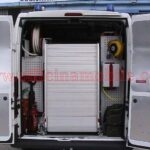 Soluzioni di allestimento per furgoni realizzato su MAN TGE con scaffali per utensili da lavoro per utilizzo professionale su veicoli commerciali